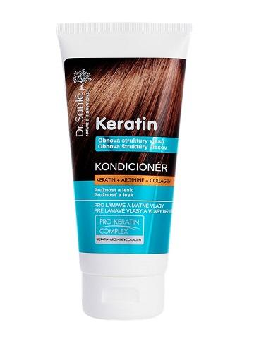 ​Dr. Santé Keratin Moisturizing and hair recovery - kondicionér pro vlasy lámavé a bez lesku, 200 ml