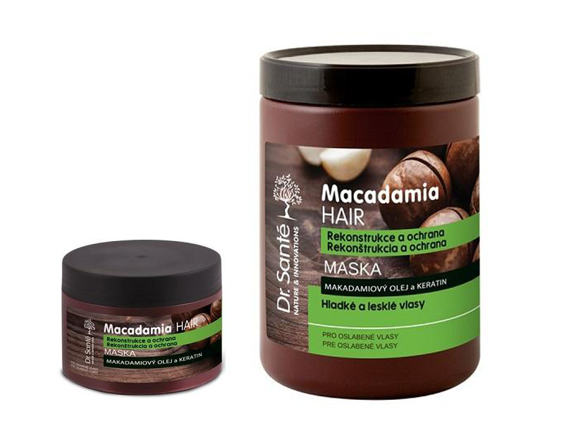 Dr. Santé Macadamia Reconstruction and Protection - maska pre oslabené vlasy