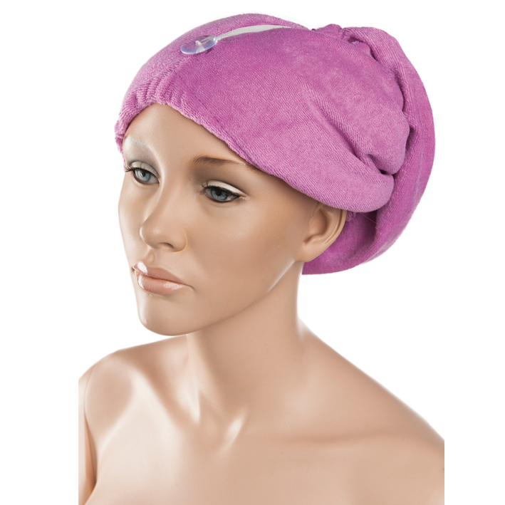 Eurostil Towel Cap Hair Drying 03404 - turban na vlasy, bílý - detská veľkosť