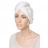 Eurostil Towel Cap No Elastic Ribbon 04433 - turban na vlasy, bílý