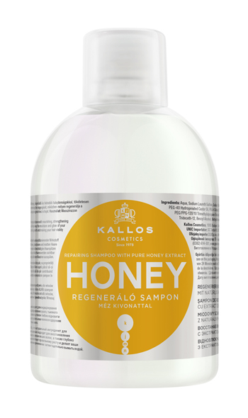 Kallos Honey - regenerační šampon s medovým extraktem, 1000 ml