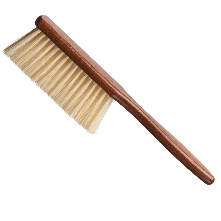 Eurostil Brush Barber Wooden Handle 00595 - extra mäkká drevená kefa na odstránenie vlasov