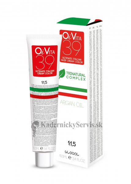 (EXP) OiVita 39 Hair Cream Color - profesionální hydratační krémová barva na vlasy, 100 ml