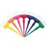 Comair Tinting brushes Rainbow wide 7001276 - sada širokých štetcov na farbenie, 7 ks
