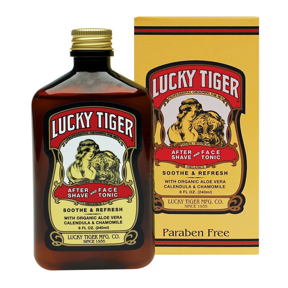 Lucky Tiger - After Shave & Face Tonic - Voda po holení a tonikum na obličej, 240ml