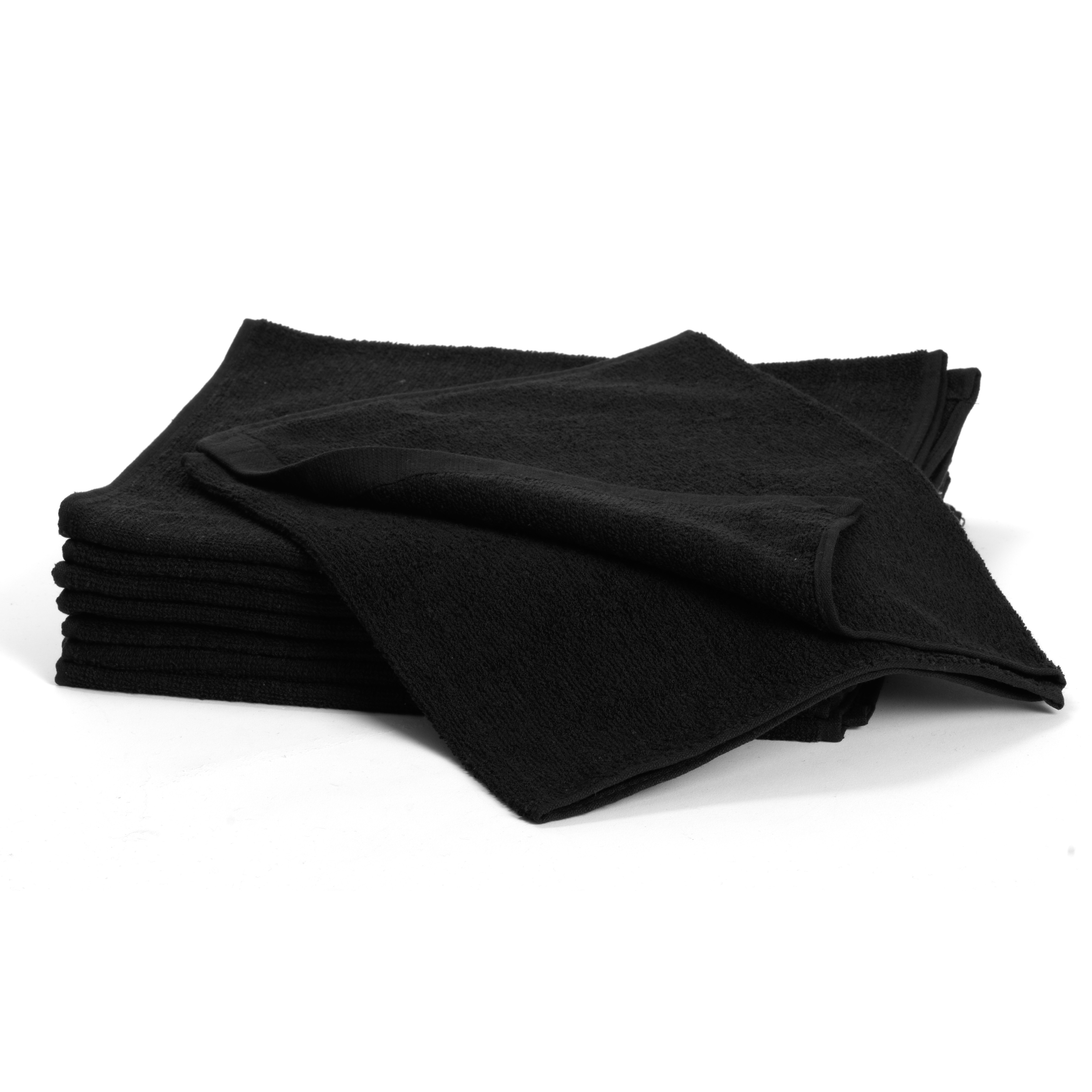 Cotton Towels, black 5097 - bavlnený uterák, čierny, 34 x 82 cm, 1 ks