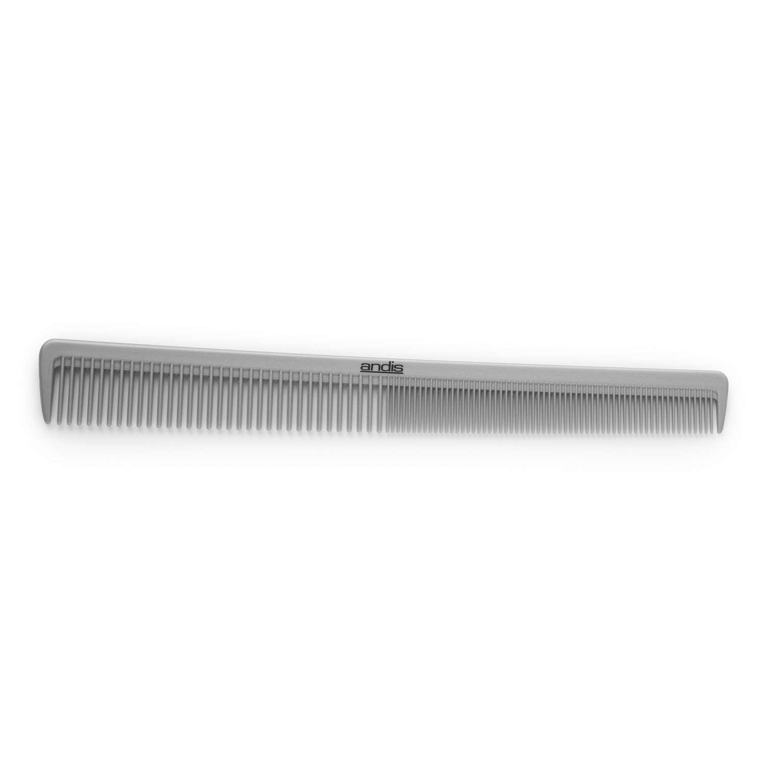 Andis 3932 Barber taperin comb, grey - holičský kombinovaný hrebeň