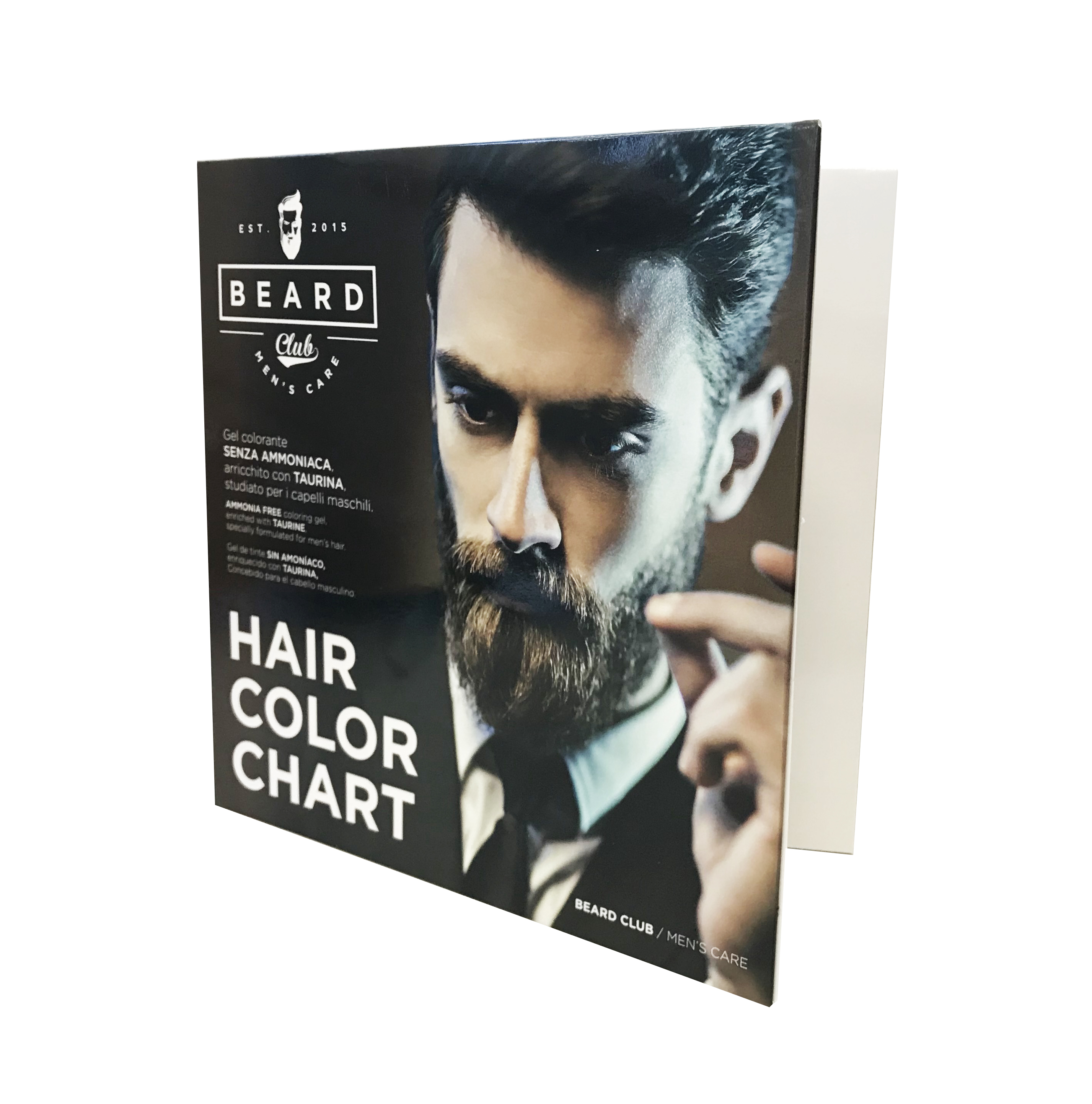 Beard Club Hair Color Gel - vzorník ke gelovým barvám na vlasy pro muže
