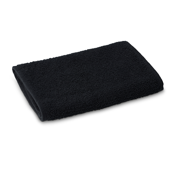 Eurostil 06413/50 Man Towel Black 100% Cotton - holičský bavlnený uterák, 20 x 65 cm