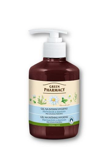 Green Pharmacy Harmanček a alantoín  - gél na intímnu hygienu pre citlivú pokožku, 370 ml
