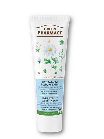 Green Pharmacy - hydratační krém na obličej s jojobovým olejem a extraktem z aloe, 100 ml
