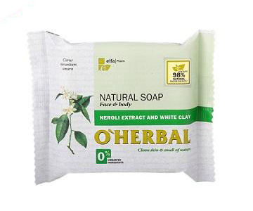 O´Herbal Natural Neroli - prírodné mydlo s extraktom neroli a bielej hliny, 100 g