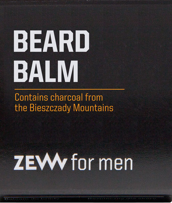 VZORKA: ZEW for men Beard Balm sachet - balzám na bradu s dreveným uhlím DARČEK