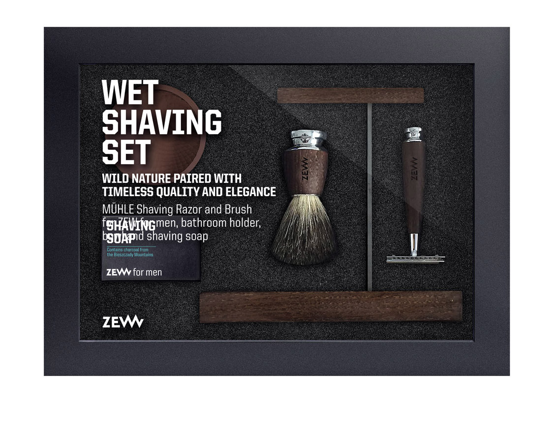 ZEW for men Wet Shaving Set 8258 - pánska sada