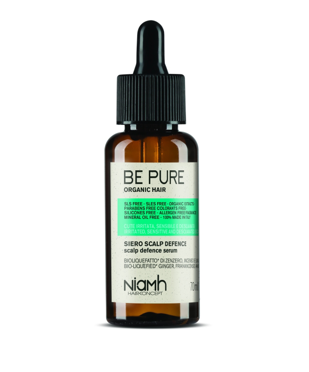 Niamh Hairkoncept Be Pure Scalp Defence Serum - sérum pro citlivou pokožku hlavy, 70 ml