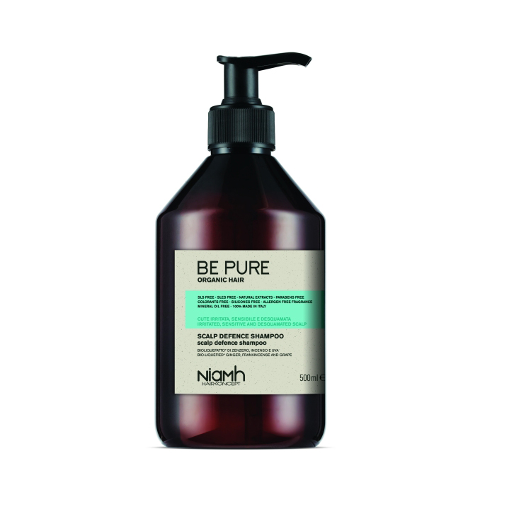 Niamh Hairkoncept Be Pure Scalp Defence Shampoo - šampón na citlivú pokožku hlavy, 500 ml