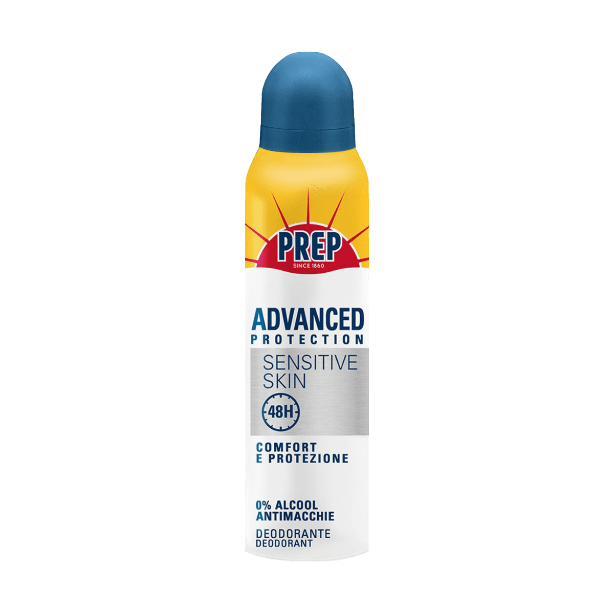PREP Deo Sensitive skin - spray - dezodorant pre citlivú pokožku, 150 ml