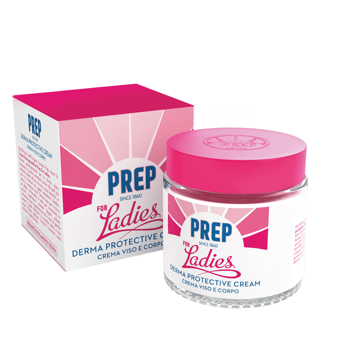 PREP Ladies Derma Protective Cream - dámský víceúčelový vyživující krém na obličej a tělo, 75 ml