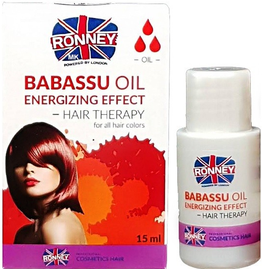 Ronney Professional Hair Oil Babassu Oil Energizing Effect - posilňujúci olej na vlasy, 15ml