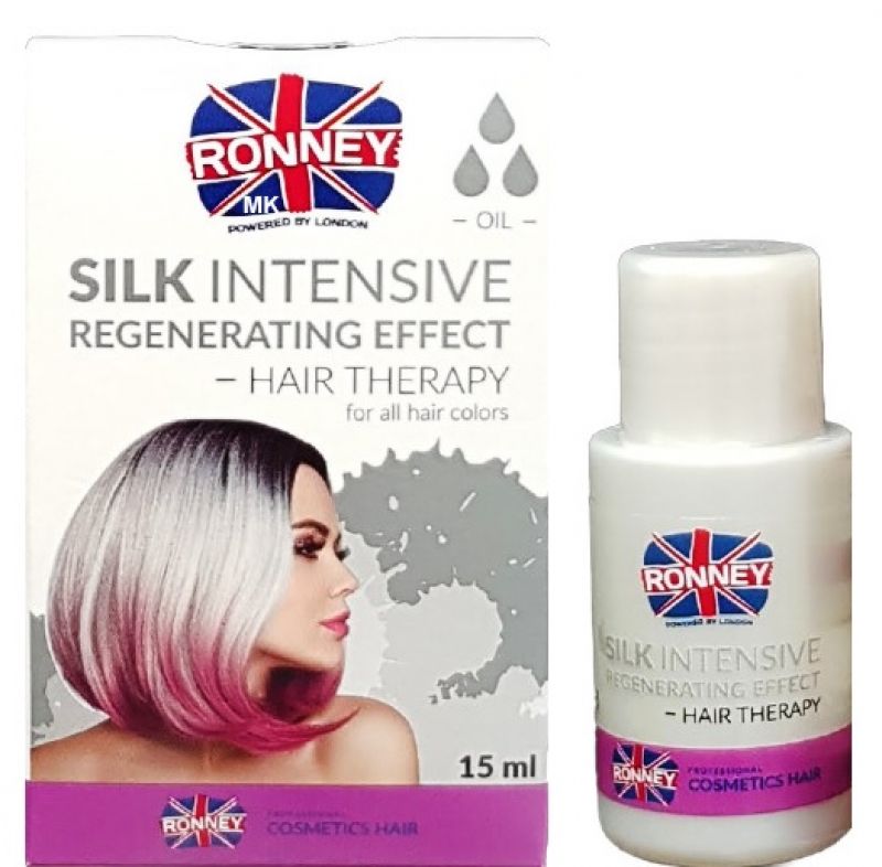 Ronney Professional Hair Oil Silk Intensive Regenerating Effect - regenerační olej na vlasy, 15ml