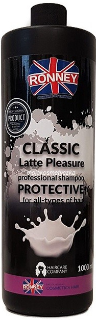 Ronney Professional Shampoo Classic Latte Pleasure - hydratační šampon na vlasy, 1000ml