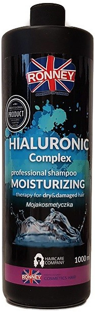 Ronney Professional Shampoo Hialuronic Complex Moinsturizing - šampon pro suché a poškozené vlasy, 1000ml