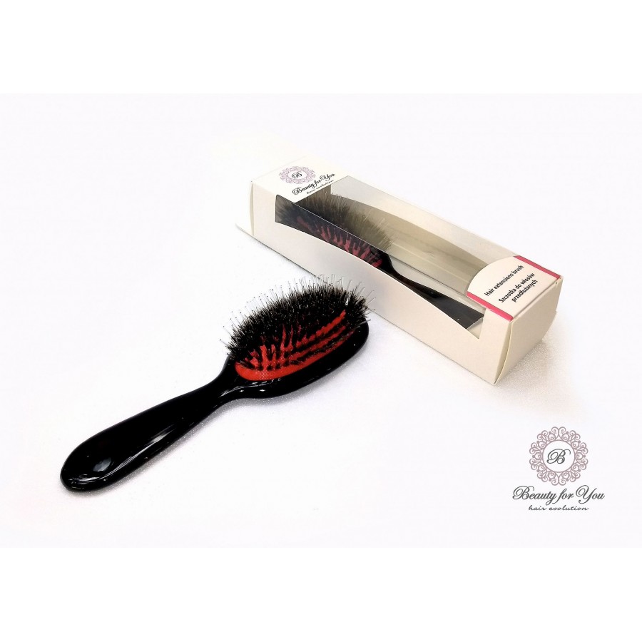 Beauty for You Hairbrush Extensions Small - malá kefa na predlžované vlasy, čierna