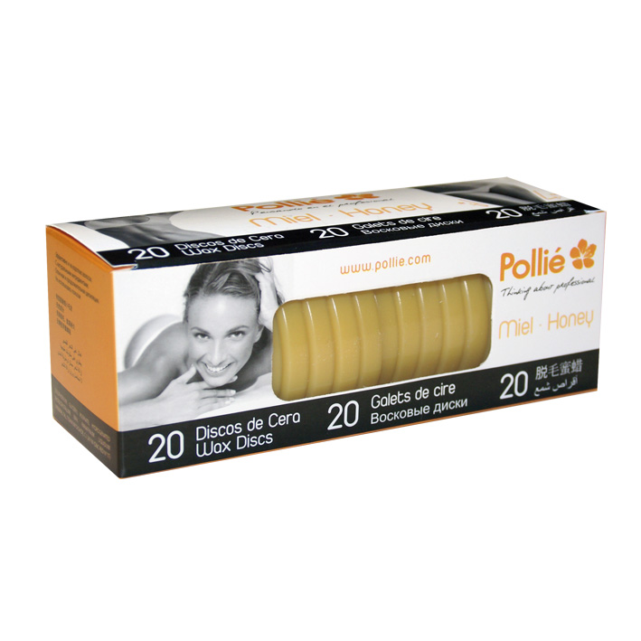 Polié Wax Discs Honey 04071 - medové depilační voskové disky, 20 ks