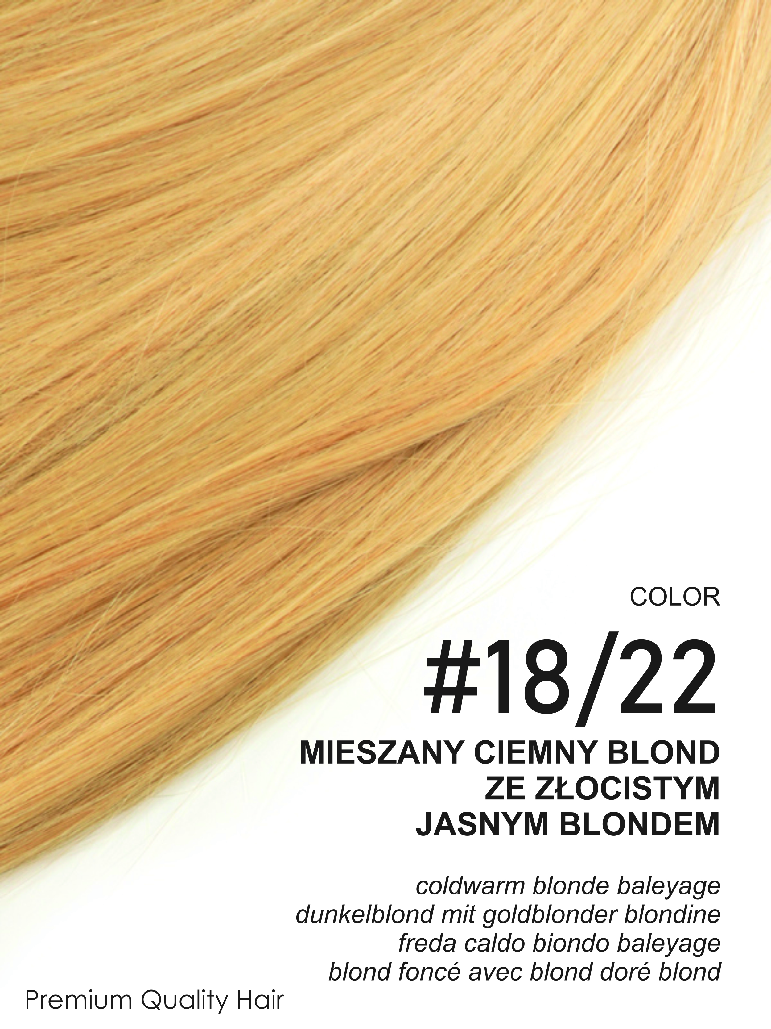 Beauty for You Slovanské vlasy - mikro pásky 2 cm, vlasy 35 cm, pro sendvičovou metodu