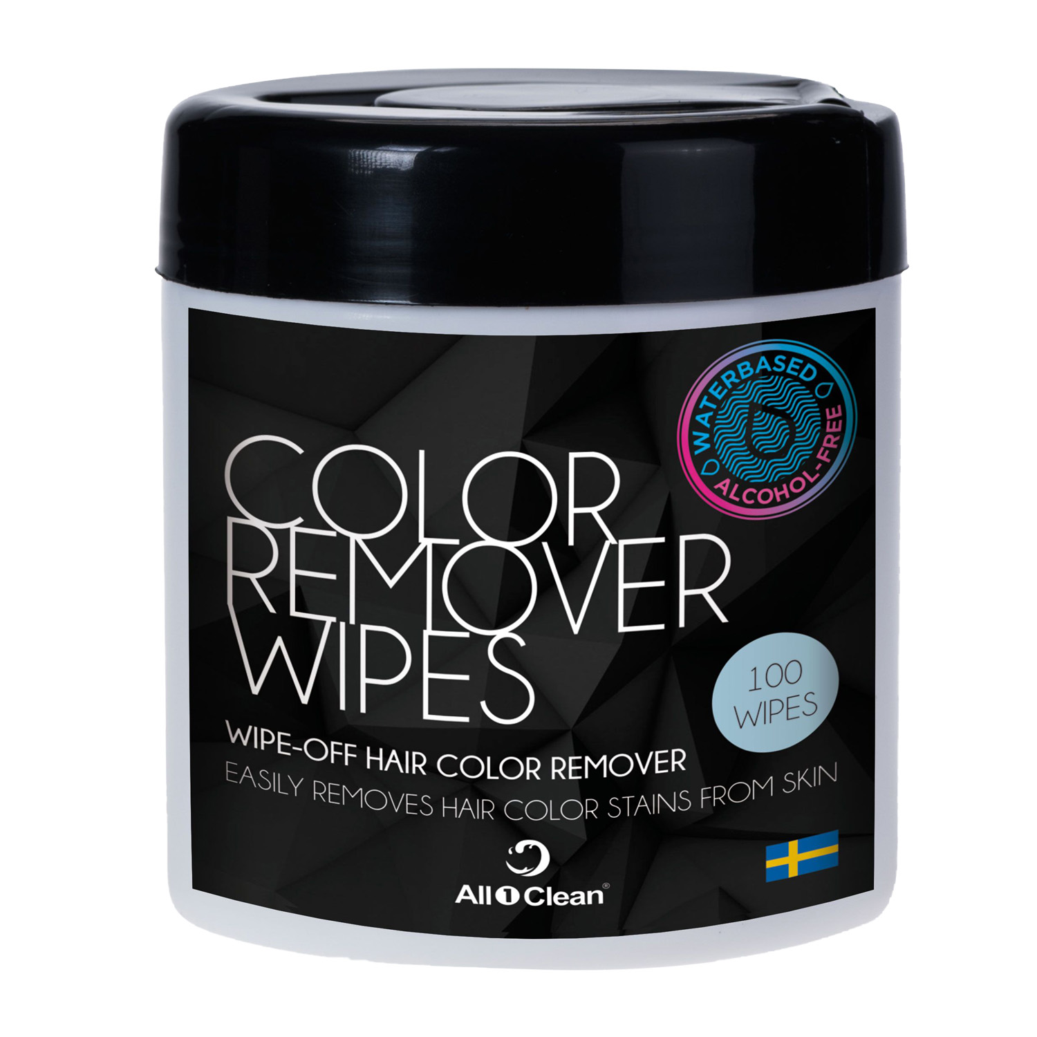 BraveHead Hair Color Remover Wipes 6525/030115 - čistiace obrúsky na odstránenie farby z pokožky, 100 ks