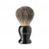 Barber Line Shaving Brush Black Handle 06183 - štětka na holení