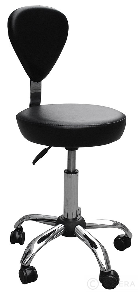 Kadeřnická stolička FINN matná černá