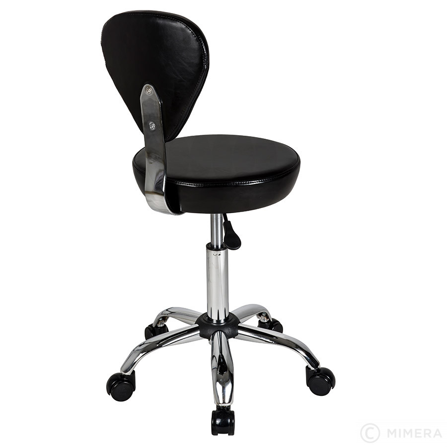 Kadernícka stolička FINN lesklá čierna