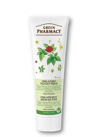 Green Pharmacy - omlazující krém na obličej proti vráskám, 100 ml