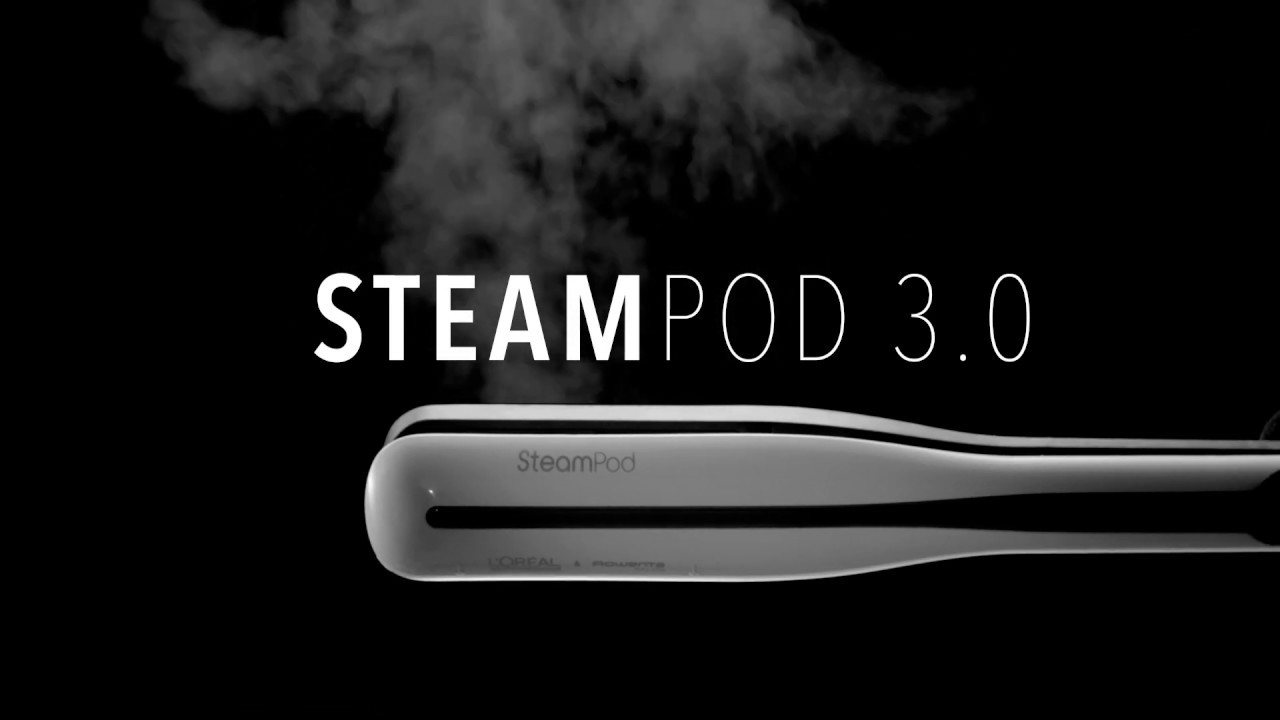 L'Oréal SteamPod 3.0 - profesionálna parná žehlička, biela