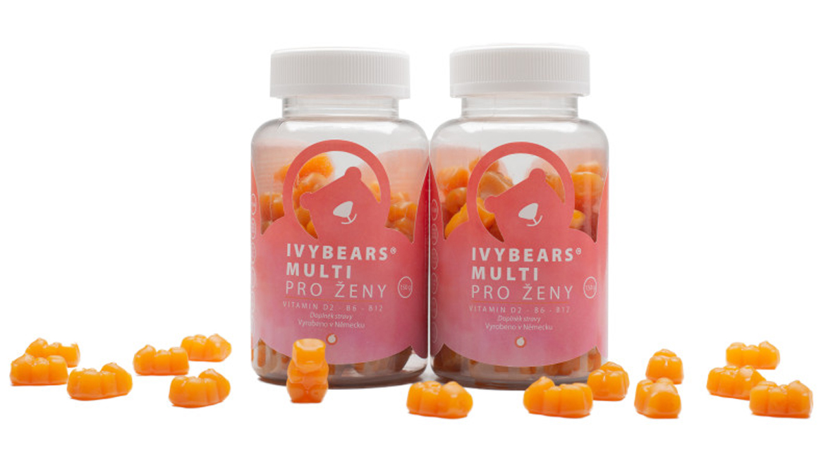 AKCIA. 2x IVY Bears Multi pre ženy - vitamíny, 150 g