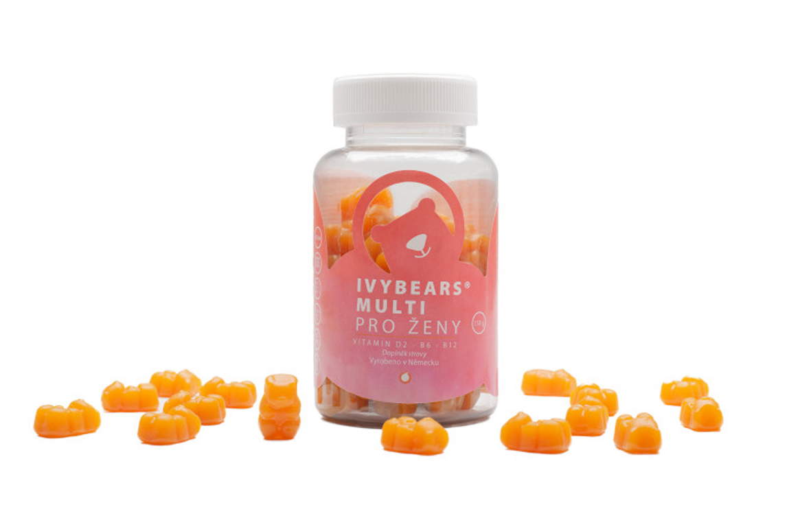 (EXP: 04/2021) IVY Bears Multi pro ženy - vitamíny, 150 g