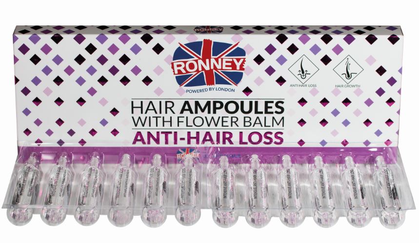 Ronney Hair Ampoules Anti-Hair Loss - ampulky proti padaniu vlasov, 12x10 ml