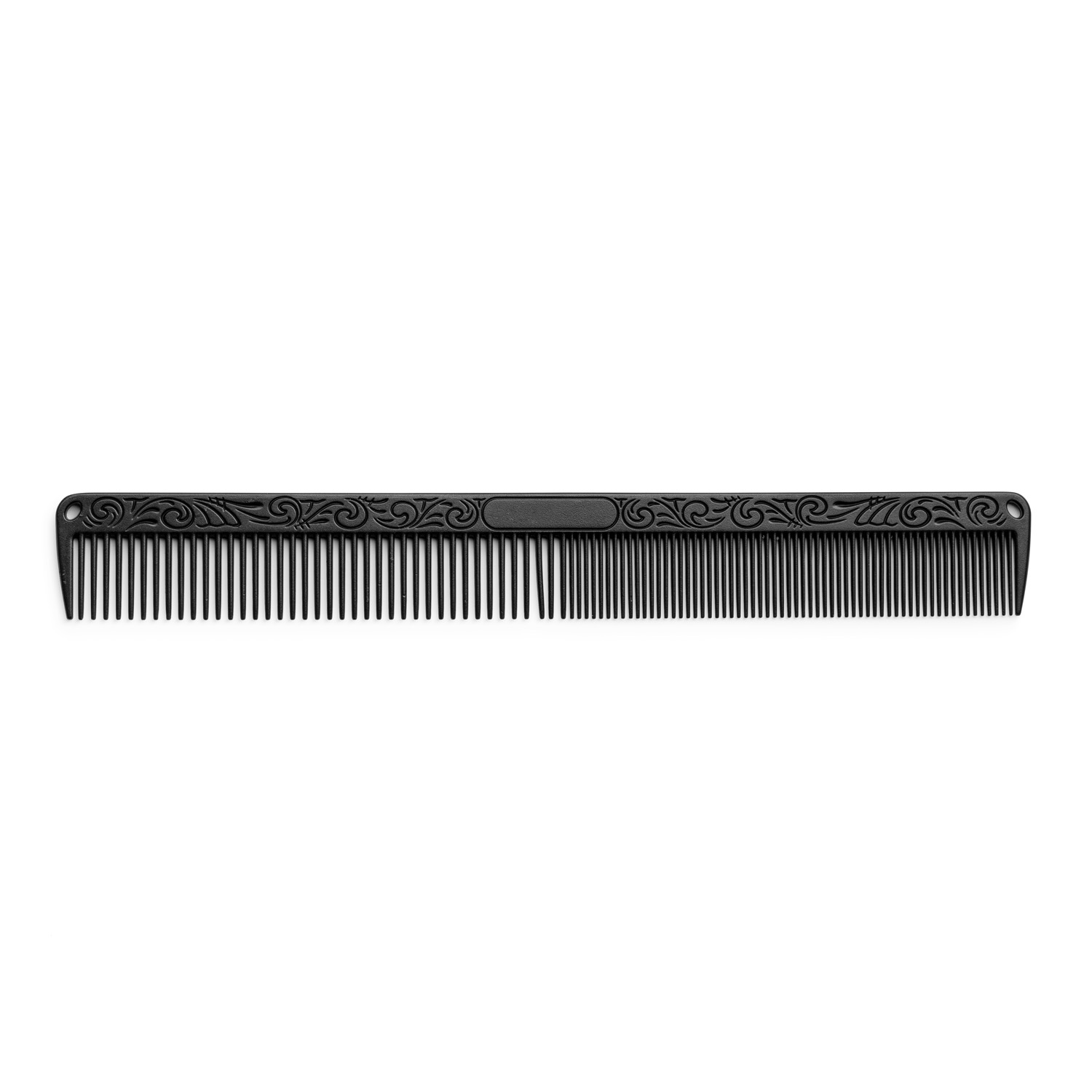 Aluminium comb black 7157 - hliníkový hrebeň, čierny