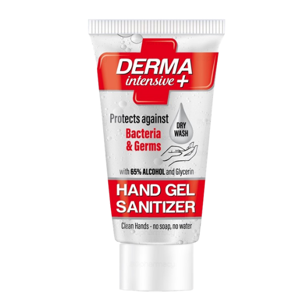 Derma Intensive+ - dezinfekčný antibakteriálný gél na ruky, 50 ml