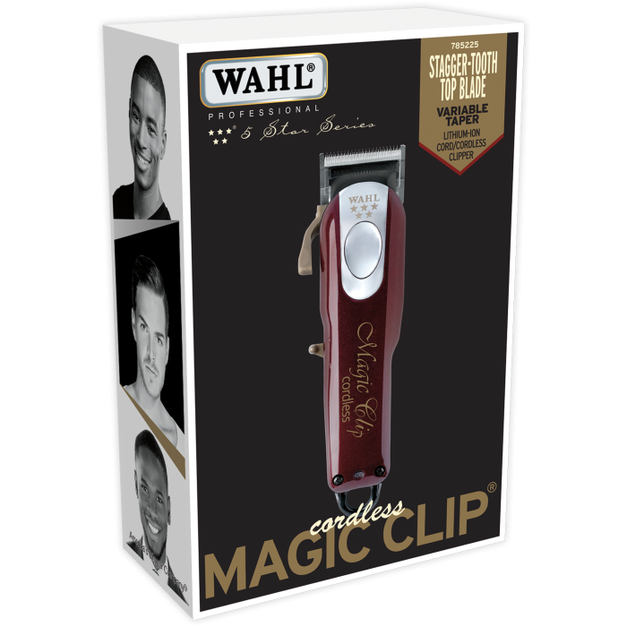Wahl Magic Clip Cordless 08148-2316H- profesionální stříhací strojek + minerální olej M22, 200 ml