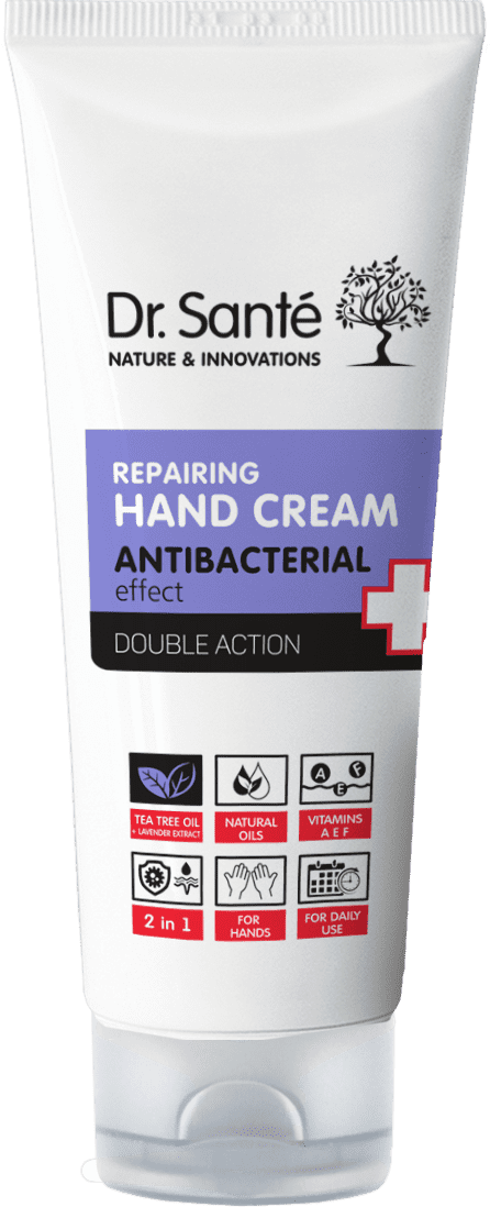 (EXP: 27/11/2022) Dr. Santé Hand Cream Antibacterial - krém na ruky s antibakteriálnym účinkom, 75 ml
