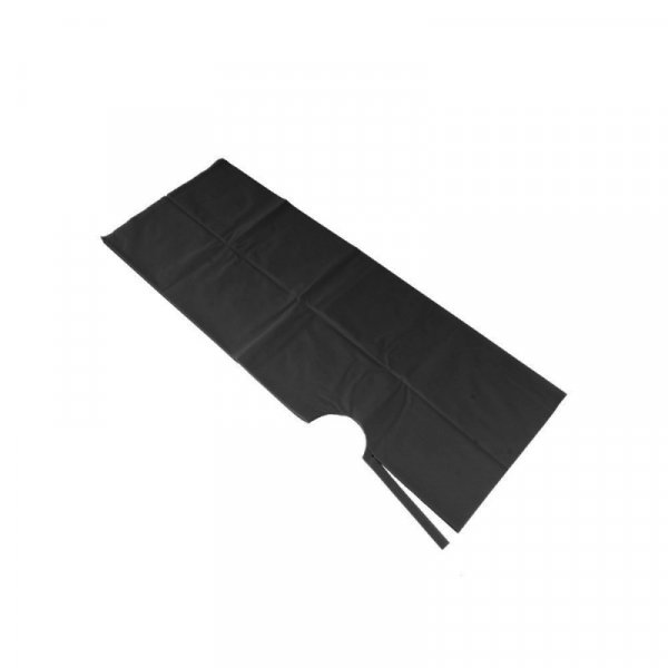 Jednorázová pláštenka z vlákniny F/024-1/025FCZ - čierna  farba, 25 ks