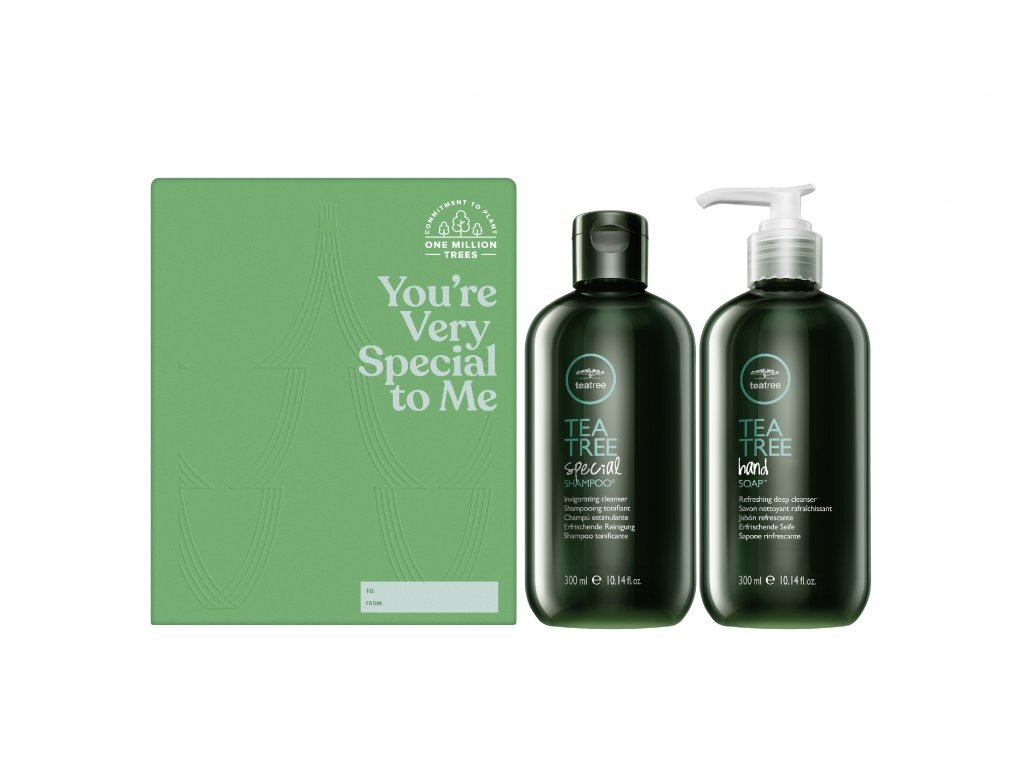 Paul Mitchell Tea Tree Cleaning Duo - osvěžující šampon, 300ml + osvěžující mýdlo na ruce, 300ml