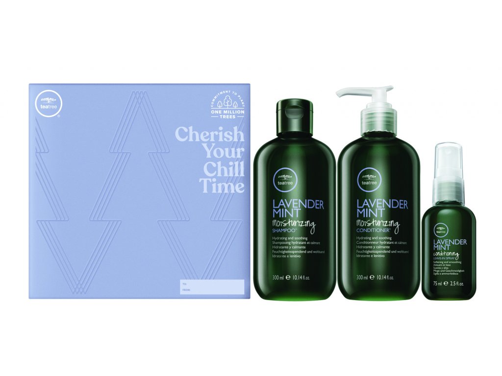Paul Mitchell Tea Tree Hydrating Trio - šampón pre suché vlasy, 300ml + kondicionér pre suché vlasy, 300ml + hydratačný kondicionér v spreji, 75ml