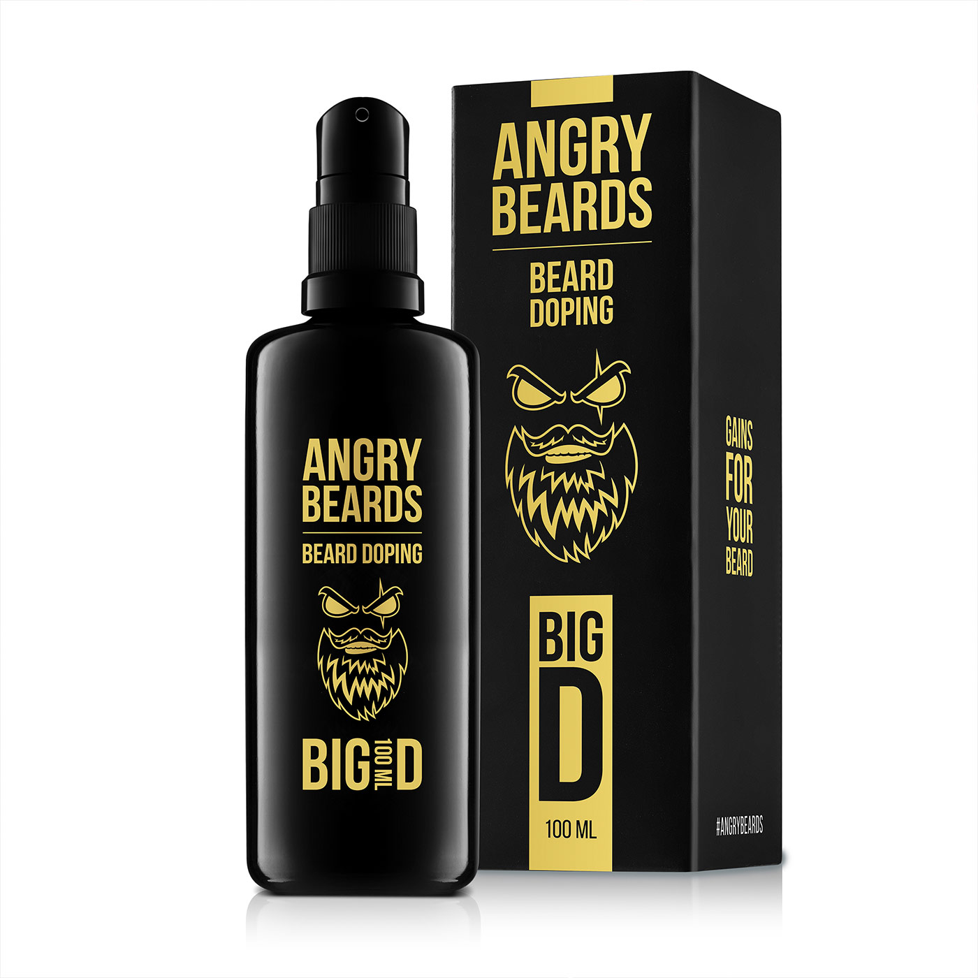 Angry Beards Beard Doping BIG D - přípravek na růst brady, 100 ml