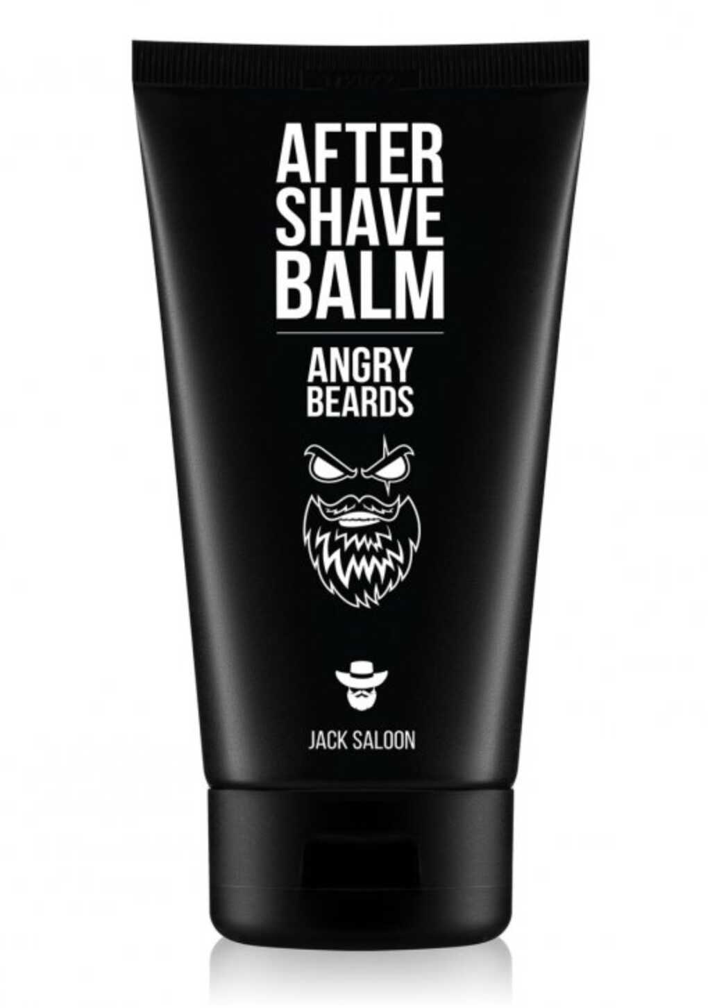 Angry Beards After Shave Balm Jack Saloon - balzám po holení s vôňou Jack Saloon, 150 ml
