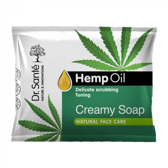 Dr. Santé Hemp Oil Creamy Soap - krémové mýdlo s konopným olejem, 100 g