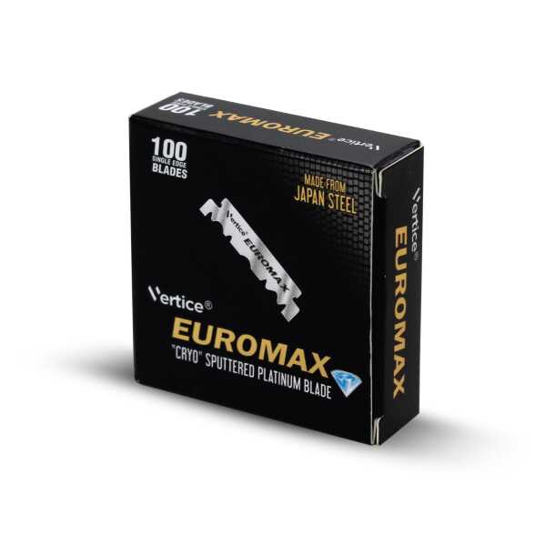 ​Euromax Single Edge Razor Platinum Blades - náhradné žiletky, polovičná čepeľ, 100 ks