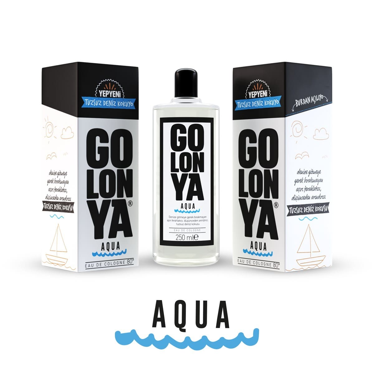 GOLONYA Aqua - kolínská voda s vůní neslané mořské vody